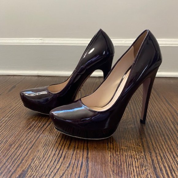 Prada Platform Pumps Sz 38 - Picture 1 of 4